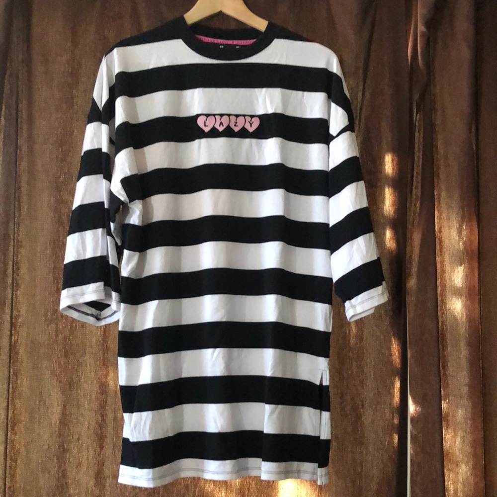 Lazy oat Striped shirt dress